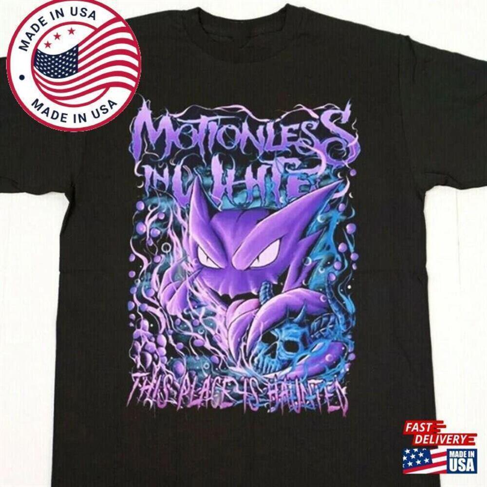Motionless In White This Place Is Haunted Shirt Tour  Unisex